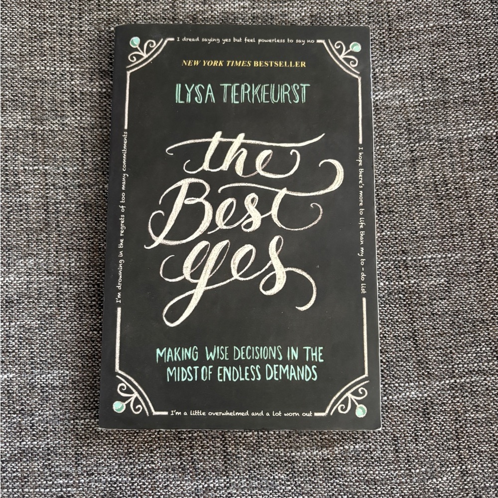 The Best Yes Book by Lysa TerKeurst